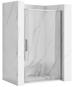 Rea Rapid Swing, 1-krídlové sprchové dvere 120 x 195 cm, 6mm číre sklo, chrómový profil, REA-K5456