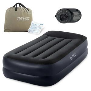 INTEX Nafukovací matrac pre jednu osobu s integrovanou elektrickou pumpou INTEX 64122