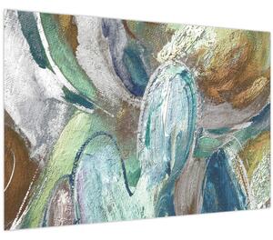 Obraz - Abstraktné maľba postavy (90x60 cm)