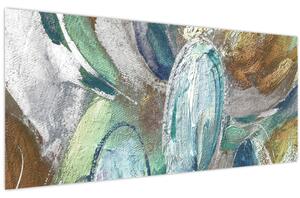 Obraz - Abstraktné maľba postavy (120x50 cm)