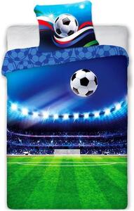 Bavlnené posteľné obliečky Futbalový štadión - 100% bavlna - 70 x 90 cm + 140 x 200 cm