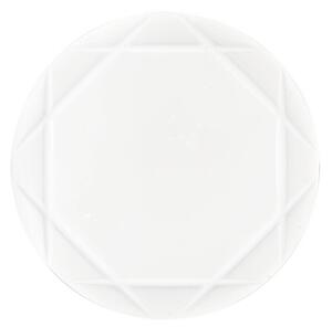 Stropné LED svetlo Elixir, Ø 30 cm, biele, plast,, Biela / opálová, Obývacia izba / jedáleň, Plast, Moderný, Závesné svietidlo