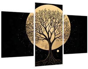Obraz – Strom v zlatom splne I. (90x60 cm)