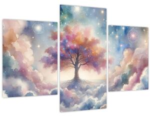Obraz – Strom života v oblakoch (90x60 cm)