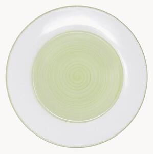 Ručne maľované porcelánové taniere na ovocie Dew, 6 ks