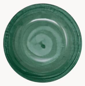 Porcelánové hlboké taniere Tangeri Green, 6 ks