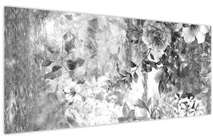 Obraz - Romantická záhrada (120x50 cm)