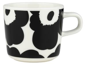 Marimekko Hrnček Oiva Unikko 0,2l, čierno-biely