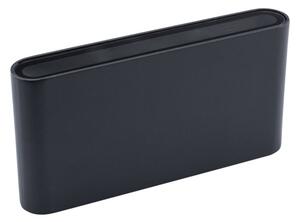 LED Vonkajšie nástenné svietidlo FLOW 2xLED/6W/230V IP54 čierna