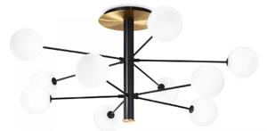 Ideal Lux 273693 prisadené stropné svietidlo Cosmopolitan pl10 10x15W | G9 - mosadz, biela, čierna