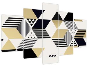 Obraz - Geometrické tvary N⁰1 (150x105 cm)