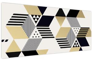 Obraz - Geometrické tvary N⁰1 (120x50 cm)