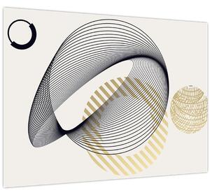 Obraz - Geometrické tvary N⁰3 (70x50 cm)