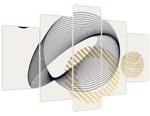 Obraz - Geometrické tvary N⁰3 (150x105 cm)
