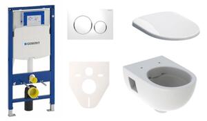Cenovo zvýhodnený závesný WC set Geberit do ľahkých stien / predstenová montáž + WC Geberit Selnova SIKOGES3S4