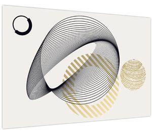 Obraz - Geometrické tvary N⁰3 (90x60 cm)