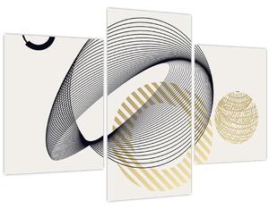 Obraz - Geometrické tvary N⁰3 (90x60 cm)