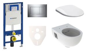 Cenovo zvýhodnený závesný WC set Geberit do ľahkých stien / predstenová montáž + WC Geberit Selnova SIKOGES3S6