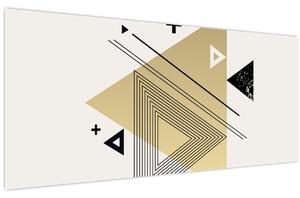 Obraz - Geometrické tvary N⁰4 (120x50 cm)