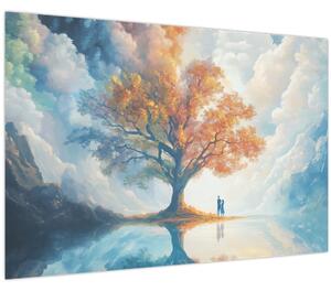 Obraz – Strom života a lásky (90x60 cm)