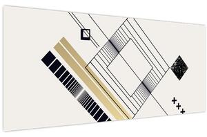 Obraz - Geometrické tvary N⁰6 (120x50 cm)