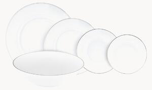 Porcelánová súprava riadu Platinum Chic, 12 osôb, 38 ks