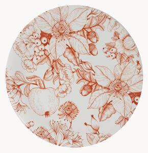 Keramické plytké taniere Jacquard, 6 ks
