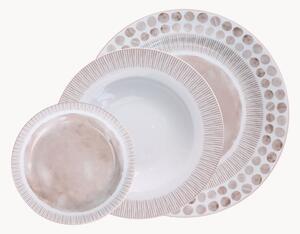 Porcelánová súprava riadu Tabata, 6 osôb, 18 ks