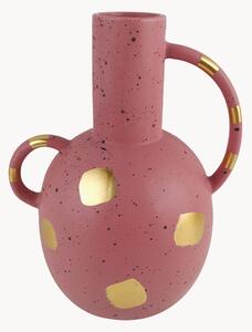 Keramická váza Pink & Cozy, V 30 cm