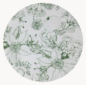 Keramické plytké taniere Jacquard, 6 ks