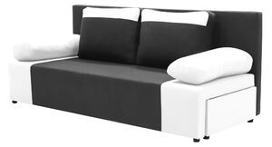 Pohovka 3-miestna s funkciou spania SONNI Sivá/biela