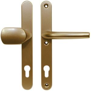 RHD.005.92.F4 kľučka + madlo na plastové dvere, 92mm na Vložku Bronz
