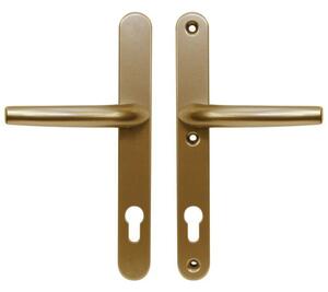 RHD.002.92.F4 kľučka na plastové dvere, 92mm na Vložku Bronz