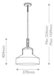 Quoizel QZ-BRECKEN-2P-AB-OPAL - Luster na tyči BRECKEN 2xE27/60W/230V zlatý/biely