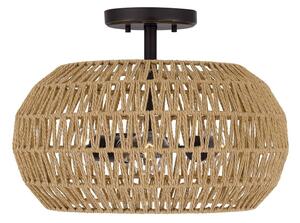 Quoizel QZ-CASABLANCA-3SF-PBZ - Stropné svietidlo CASABLANCA 3xE27/60W/230V