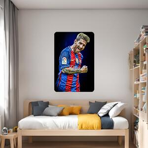 Textilná nálepka na stenu "MESSI 2"