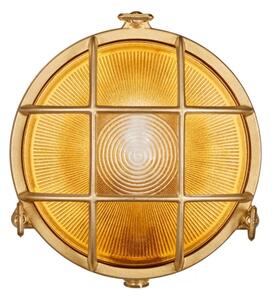 Nordlux - Vonkajšie nástenné svietidlo POLPERRO 1xE27/12,5W/230V IP64 mosadz