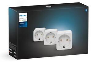 Zásuvka (bez uzemňov. kolíka) biela Philips HUE Smart Plug EU (typ F) 8720169258341 balenie 3 ks