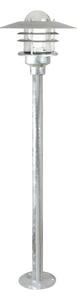 Nordlux - Vonkajšia lampa AGGER 1xE27/60W/230V IP54 strieborná 83 cm