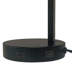 Nordlux - Stolná lampa WILMER 1xE14/40W/230V čierna