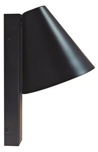 Nordlux - Nástenné svietidlo s USB WILMER 1xE14/40W/230V čierna