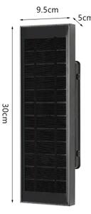 Brilagi - LED solárne nástenné svietidlo SUN LED/2,5W/230V 30 cm 2000 mAh IP44