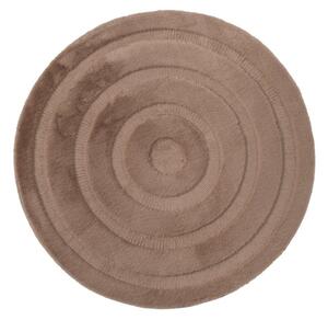 Kúpeľňový koberček MOYO CIRCLE hnedý kruh