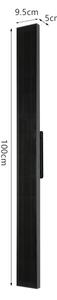 Brilagi - LED solárne nástenné svietidlo SUN LED/5,5W/230V 100 cm 6000 mAh IP44