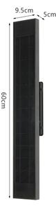 Brilagi - LED solárne nástenné svietidlo SUN LED/4W/230V 60 cm 4000 mAh IP44