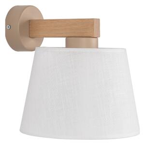 Brilagi - Nástenná lampa LATTE SABIA 1xE27/15W/230V borovica/biela