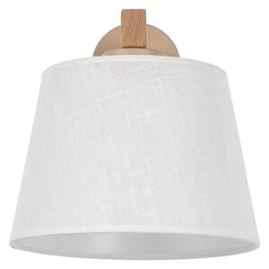 Brilagi - Nástenná lampa LATTE SABIA 1xE27/15W/230V borovica/biela