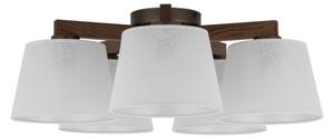 Brilagi - Prisadený luster LATTE 5xE27/15W/230V borovica/biela