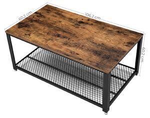 VASAGLE Konferenčný stolík Industry - 106,2x60,2x45 cm