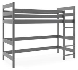 Detská poschodová posteľ ANTRESOLA 90x200 cm Sivá